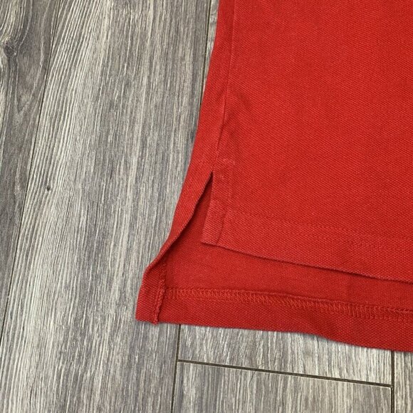 Vintage Fruit Of The Loom Polo Shirt Mens M Red 90s Cuba Guardala Vaca - Picture 8 of 11